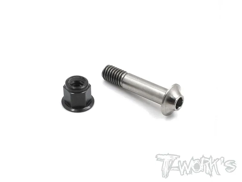 Tp-004 64 Titanium Rear Chassis Brace Screw ( For Hong Nor X3gts'26 & Jammin X3 Sabre,Igt8 ) 1