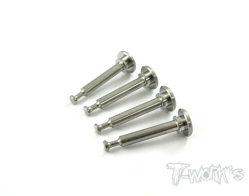 Tp-007   64 Titanium Lower Shock Mount Pins(Fo Team Associated Rc8 / Sc8 / Rc 8T) 1