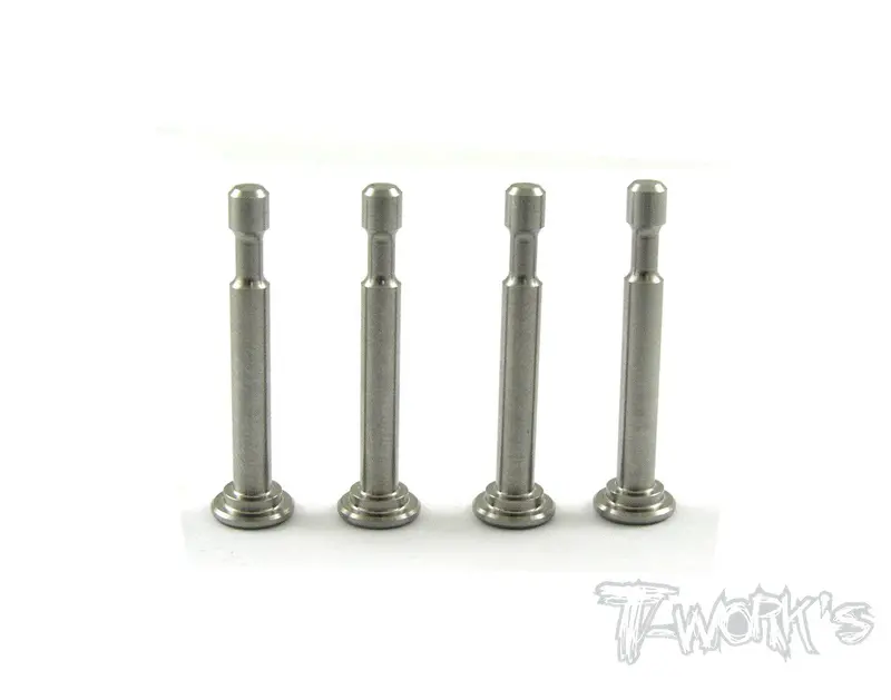 Tp-008   64 Titanium Lower Shock Mount Pins(For Kyosho Mp11/Mp 777 Sp2 / Mp9/Gt3/Mp9e Evo/Mp10) 1