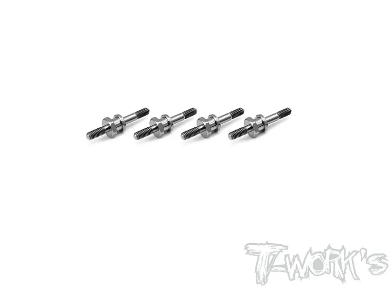 Tp-013  64 Titanium Xb4 Screw Shock Pivot Ball With Hex ( For Xray Xb4 / Xb2c'17/Xb2c 2018  ) 4Pcs. 1