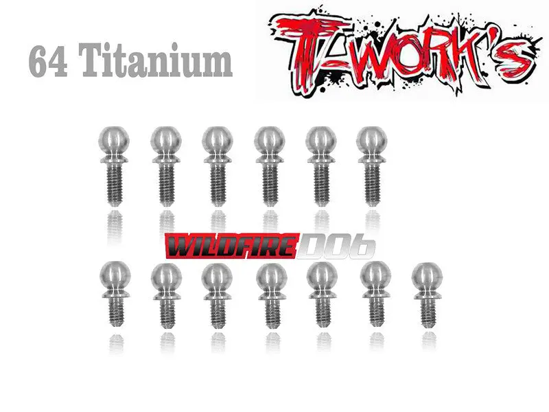 Tp-014 64 Titanium 5.5Mm Ball Connector Set ( For Vbc D06 ) 1