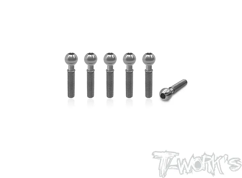 Tp-015L	64 Titanium Pivot Ball Threaded Upper Arm ( For Serpent X20'23 ) 1