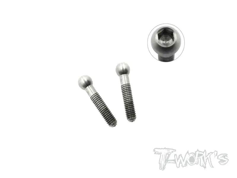 Tp-016 64 Titanium Pivot Ball Threaded Upper Arm ( Yokomo Bd7/Bd8 )2Pcs. 1
