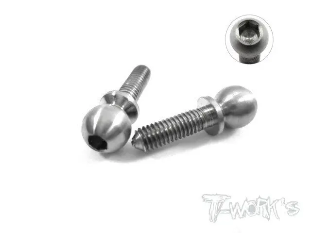 Tp-017 64 Titanium 5.5Mmx9.7Mm Ball Connector  ( For Vbc D06 )2Pcs. 1