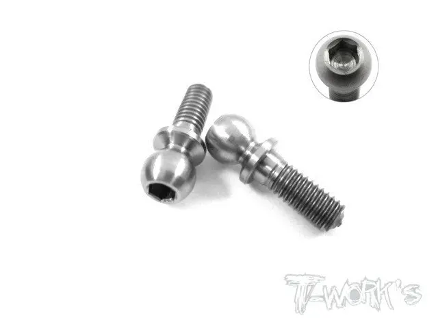 Tp-018 64 Titanium 4.4Mm Ball End  ( Serpent )2Pcs. 1