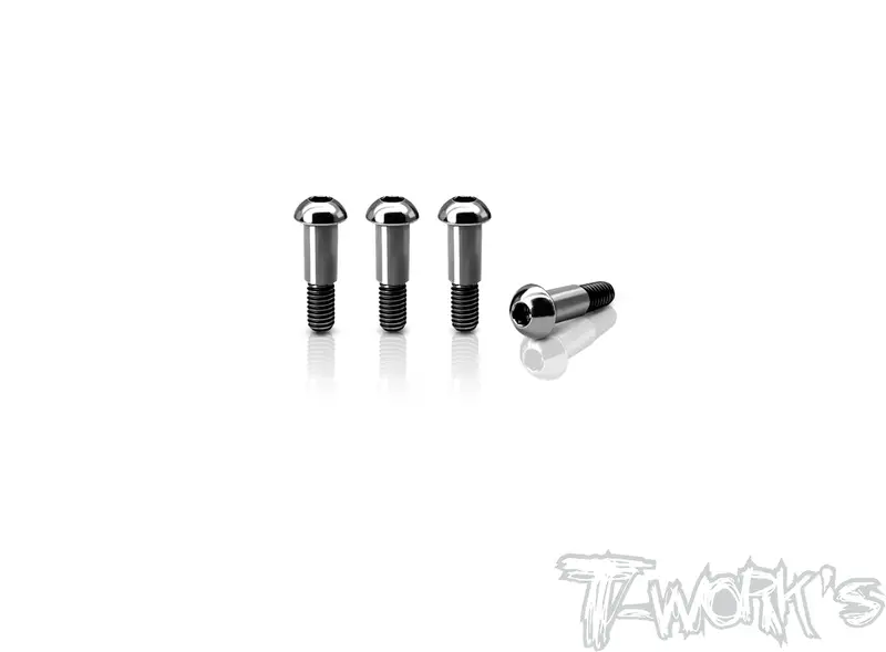 Tp-022   64 Titanium King Pin Screw 4Pcs. ( For Team Losi 22-4 ) 1