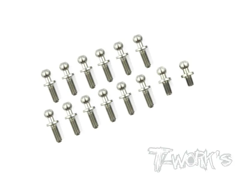 Tp-028 64 Titanium Ball End Set  For Yokomo Yz-2 1