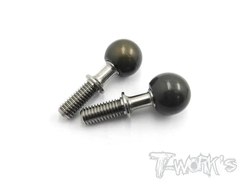 Tp-047-Mbx  Alum. Pillow Ball With Titanium Shaft ( Mugen Mbx-7/7R/7Gt/Mbx 8  )2Pcs. 1