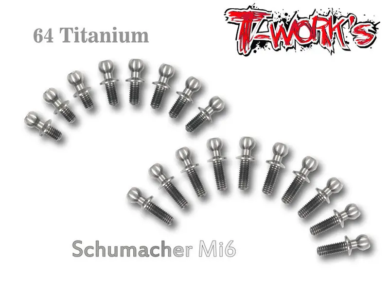 Tp-048  64 Titanium Ball End Set For Schumacher Mi6 1