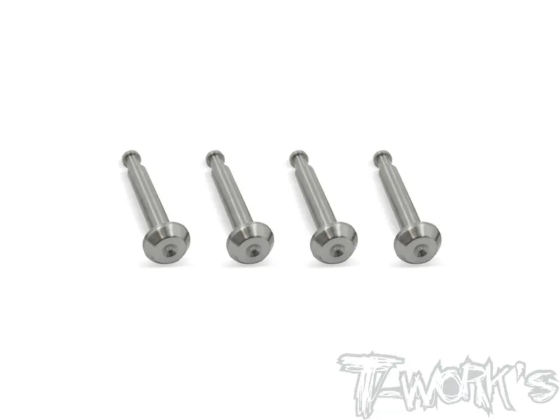 Tp-049   64 Titanium Lower Shock Mount Pins(For Team Associated Rc8 B3)4Pcs. 1
