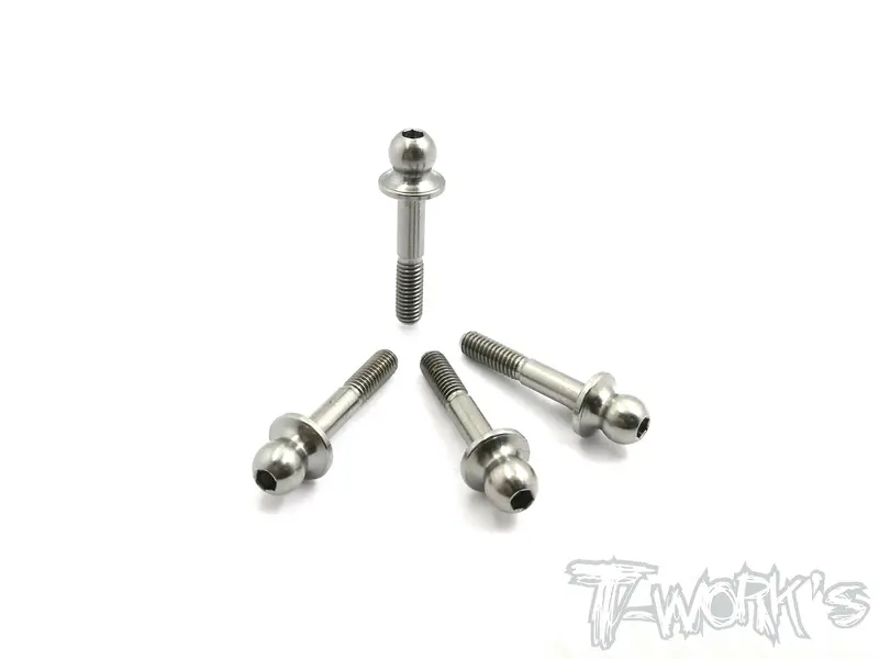 Tp-066 64 Titanium Pivot Ball Arm ( For Serpent Spyder Sdx4) 4Pcs. 1