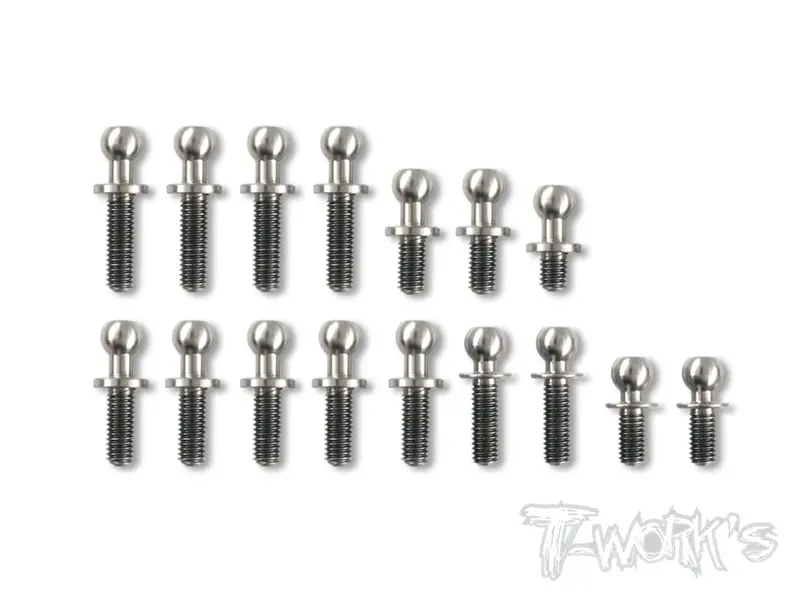 Tp-070 64 Titanium Ball End Set ( For Yokomo Bd8 ) 1