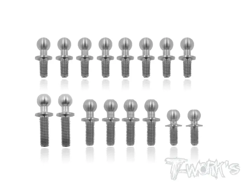 Tp-075 64 Titanium Ball End Set ( For Hb D216 ) 1