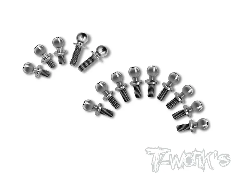 Tp-079 64 Titanium Ball End Set (For Yokomo Bd8 2018 '18/Us/Eu) 1