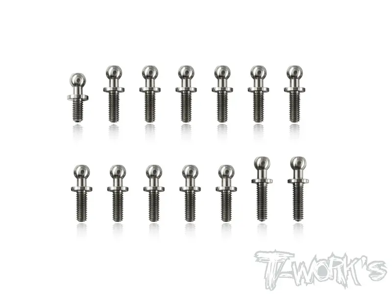 Tp-085 64 Titanium Ball End Set ( For Yokomo Yz-4 Sf ) 1