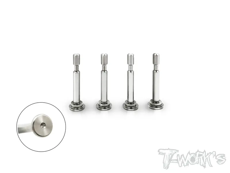 Tp-086 64 Titanium Lower Shock Mount Pins (For Mugen Mbx8/Mbx8r) 4Pcs. 1