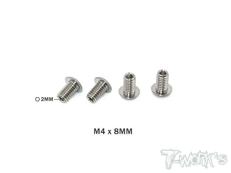 Tp-087 64 Titanium Down Stop Screws  4Pcs. 1