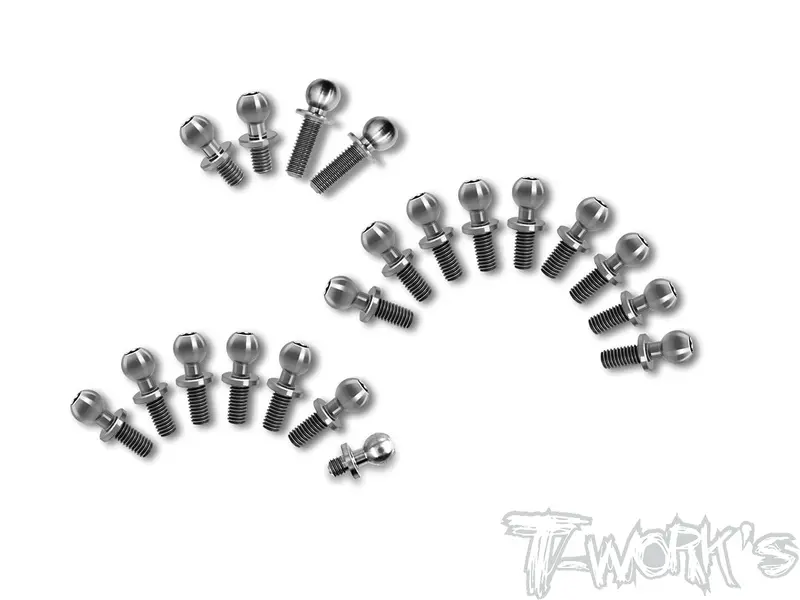 Tp-099   64 Titanium Ball End Set  (For Yokomo Bd9/Bd10/Bd10 Lc ) 20Pcs. 1