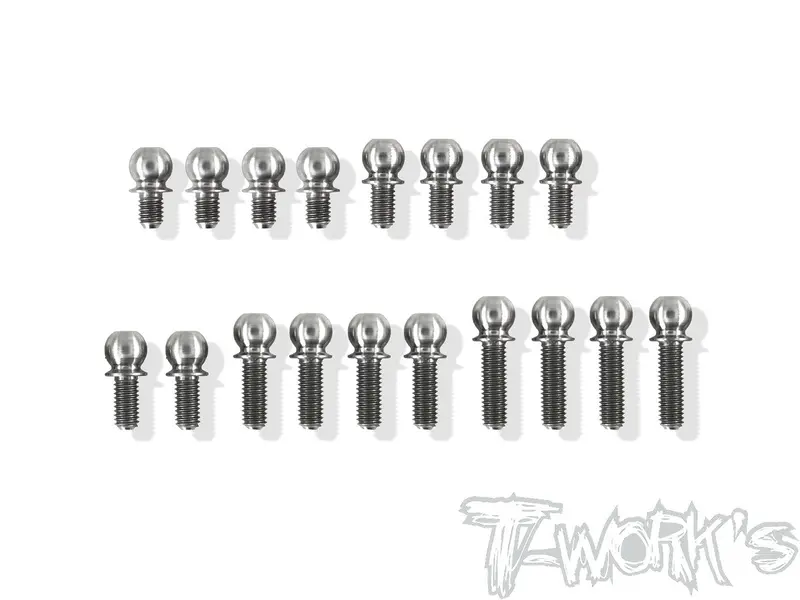 Tp-106 64 Titanium 4.9Mm Ball End  Set ( For Xray T4 2020 ) 1