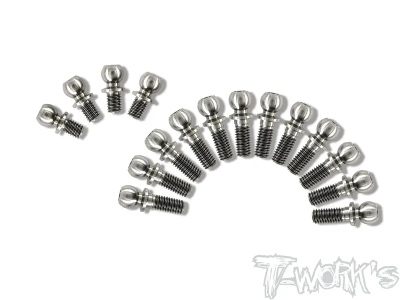 Tp-116 64 Titanium Ball End Set ( For Serpent X20 ) 1