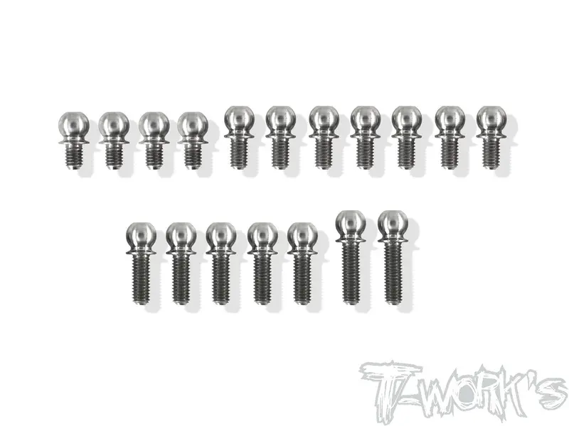 Tp-120 64 Titanium Ball End Set ( For Xray T4f'21 ) 1