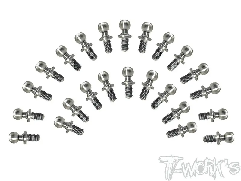 Tp-121 64 Titanium Ball End Set  ( For Tamiya Formula E Gen2 Car Tc-01 ) 1