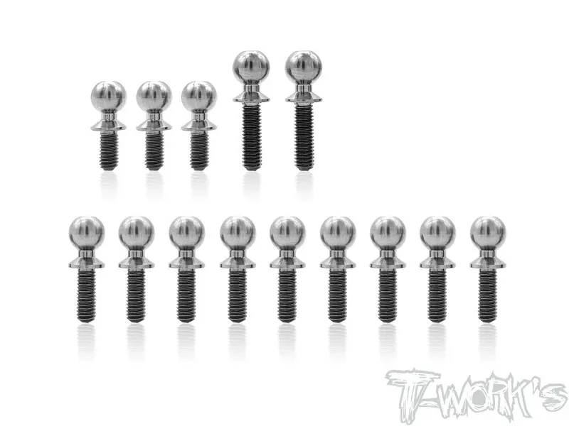 Tp-125 64 Titanium Ball End Set ( For Yokomo Yz-4 Sf2 ) 1