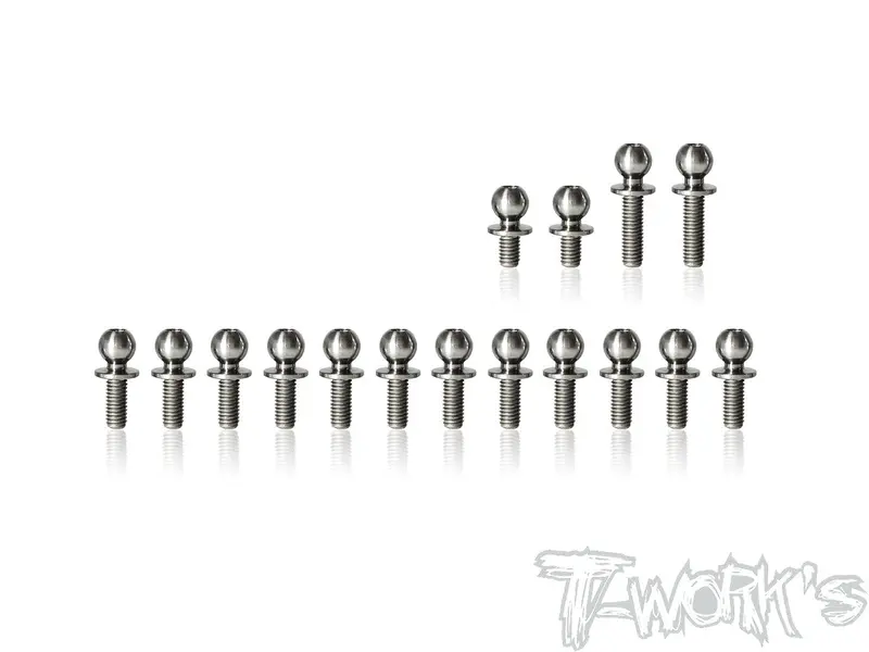 Tp-128 64 Titanium Ball End Set ( For Sworkz S14-3 ) 1