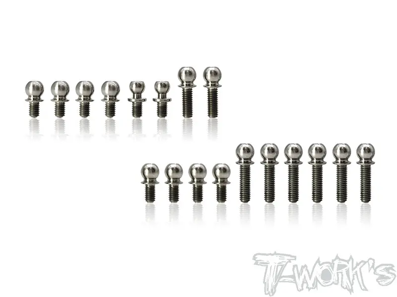 Tp-130 64 Titanium Ball End Set ( For Xray T4'21 ) 1