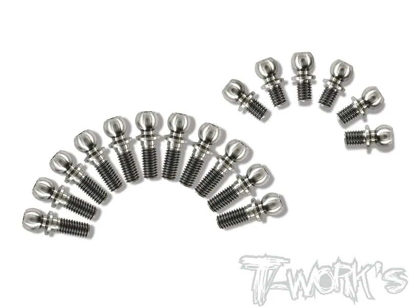 Tp-131 64 Titanium Ball End Set ( For Serpent X20 Mini ) 1