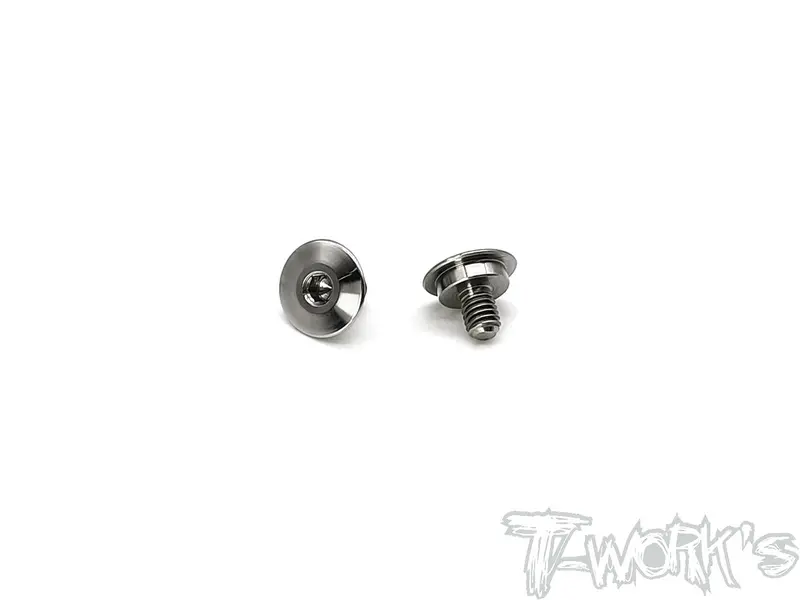 Tp-132-C	64 Titanium Upper Deck Screw  ( For Mugen Mtc2 ) 2Pcs. 1