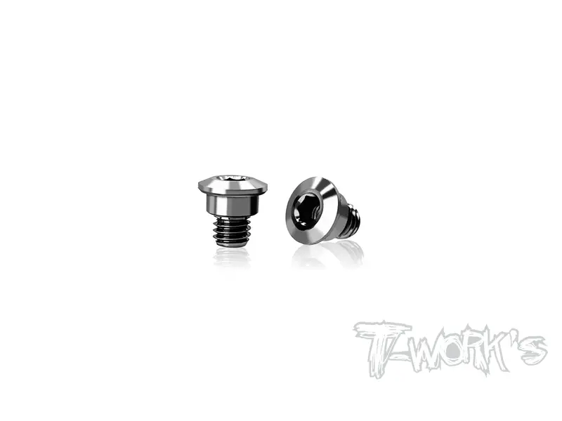 Tp-132-F     64 Titanium Upper Deck Screw  ( For Mugen Mtc2/Mtc2r/Mtc3 ) 2Pcs. 1