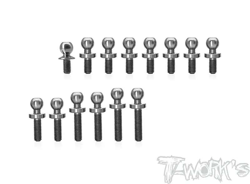 Tp-133 64 Titanium Ball End Set ( For Tlr 22 5.0 Dc ) 1