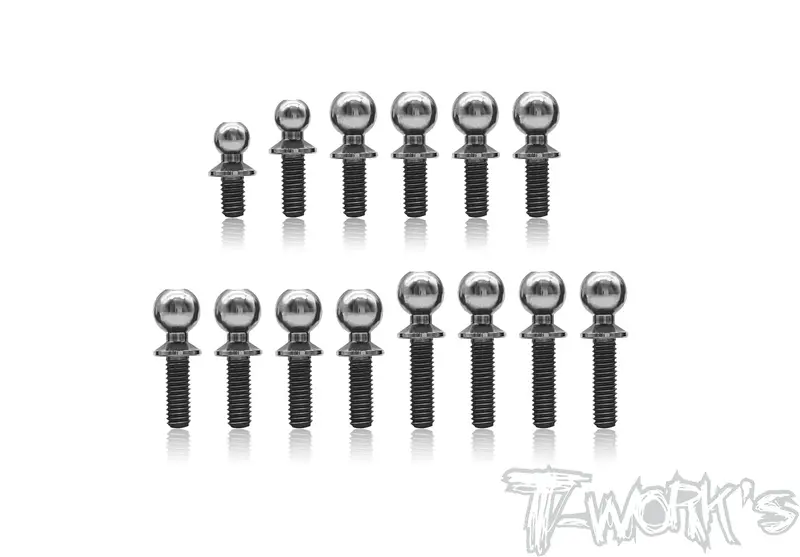 Tp-134	64 Titanium Ball End Set ( For Team Associated Rc10 B6.3 / B6.4/B6.4D) 1