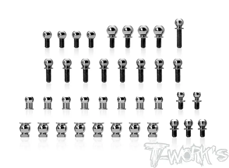 Tp-137	64 Titanium Ball End Set ( For Xray X4 ) 1