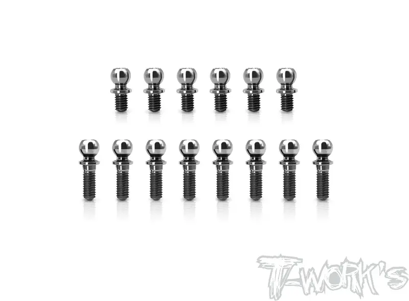 Tp-139  64 Titanium Ball End Set ( For  Serpent X20 Fwd ) 1