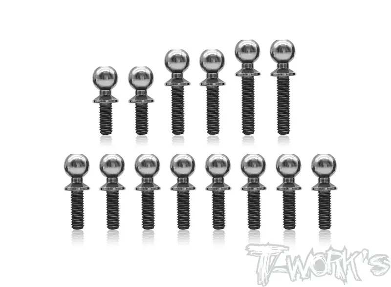 Tp-142	64 Titanium Ball End Set ( For Yokomo Yz2 Dtm3.1 ) 1