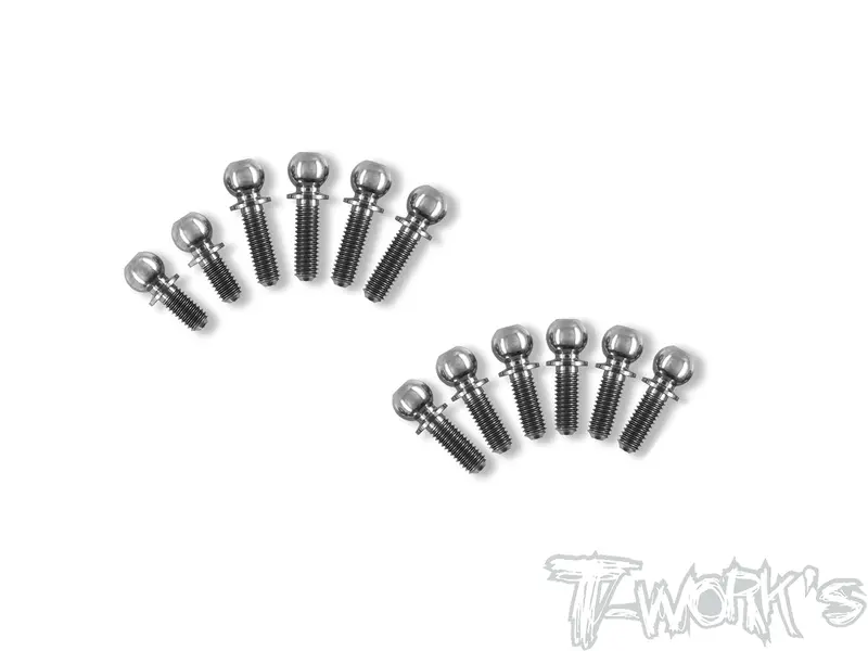 Tp-143-D 64 Titanium Ball End Set ( For Xray Xb2'22 D) 1