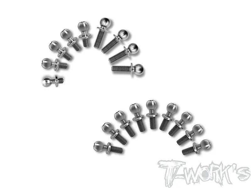 Tp-146	64 Titanium Ball End Set  (For Yokomo Bd11 / Bd12/Bd Fwd ) 18Pcs. 1