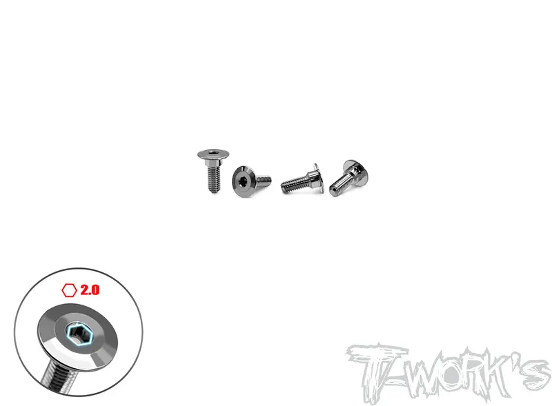 Tp-147    64 Titanium Servo Screw ( 3X3/5/7/12Mm ) 4Pcs. 1