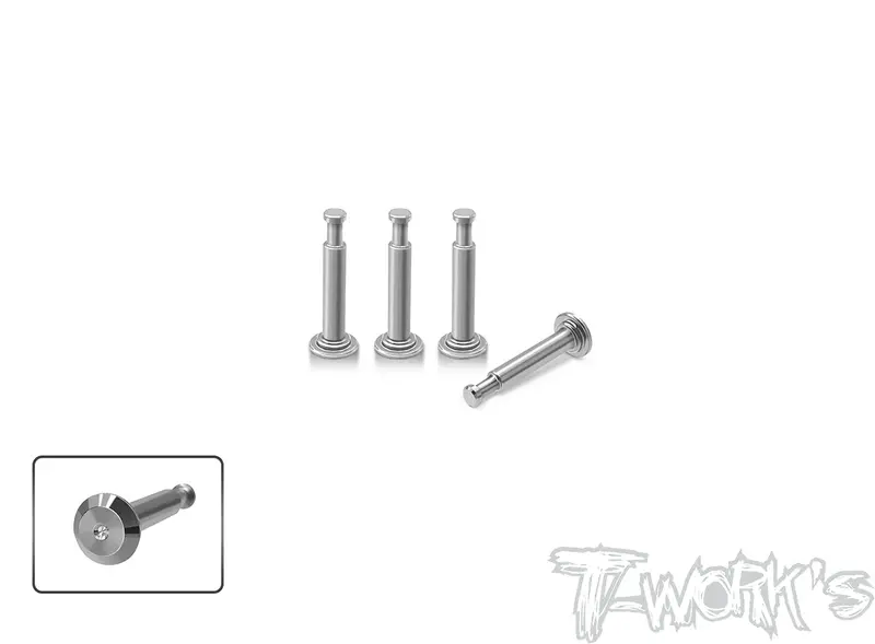 Tp-159  64 Titanium Lower Shock Pins  ( For Team Associated Rc8 Rc8 B4 ) 4Pcs. 1