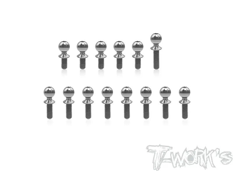 Tp-161	64 Titanium Ball End Set  ( For Team Associated Rc10 B74.2 / Rc10 B74.2D ) 14Pcs. 1
