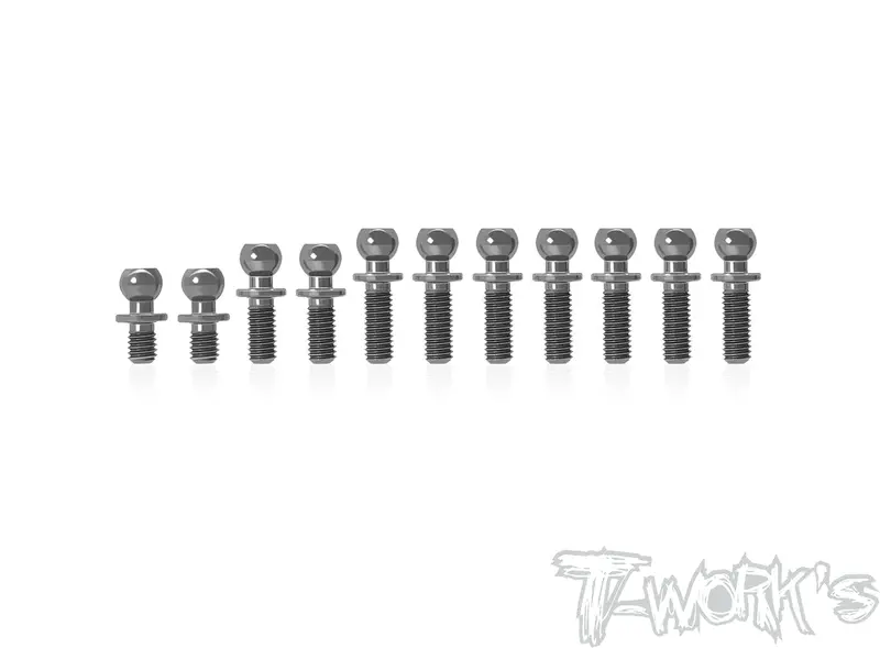 Tp-162   64 Titanium Ball End Set ( For Xray X12'23 ) 1