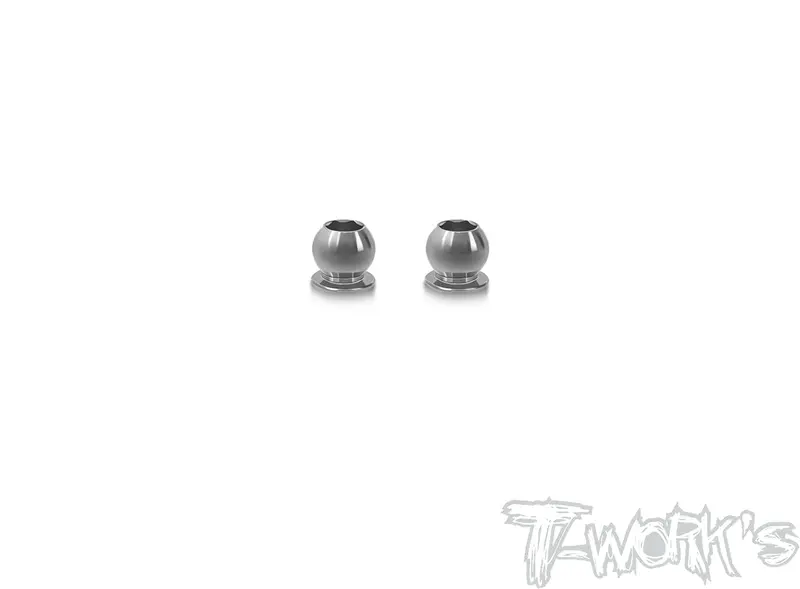 Tp-167 64 Titanium 5.8Mm Shock End Ball With 3Mm Hex  ( For Yokomo Bd11/10/9, Xray T4、Arc ) 2Pcs. 1