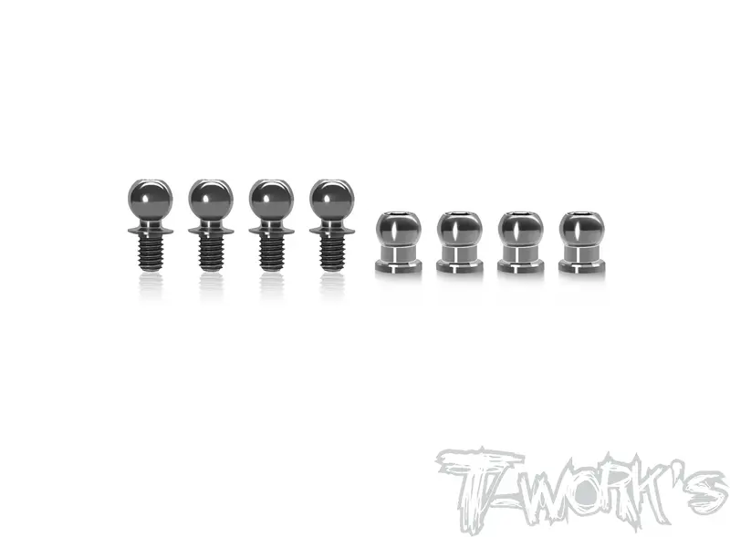 Tp-174 64 Titanium Fully Adjustable Anti-Roll Bar Joint ( For Yokomo Bd11 ) Each 4Pcs. 1