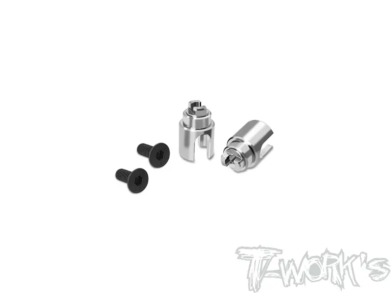 Tp-179-Mi9	64 Titanium Solid Bb Driveshaft Adapters (  For Schumacher Mi9 ) 1