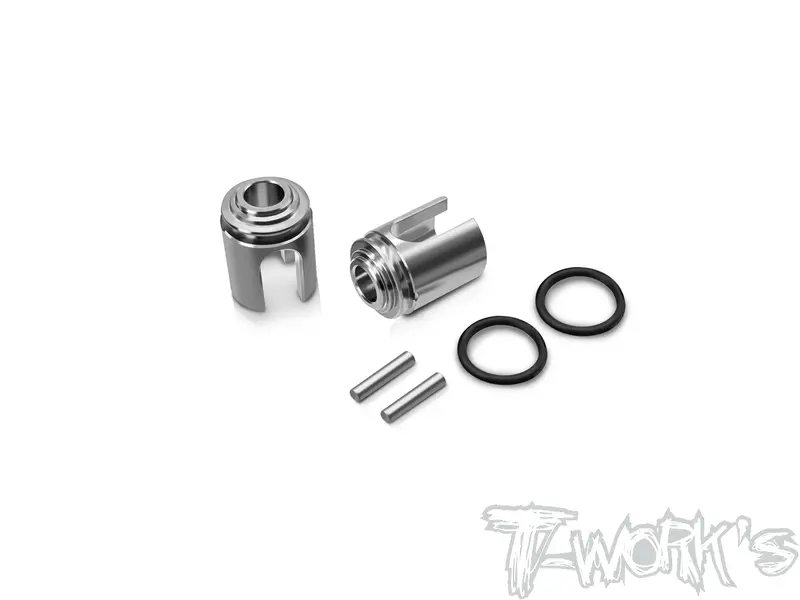 Tp-180-Mi9	64 Titanium Gear Diff. Bb Driveshaft Adapters (  For Schumacher Mi9/Ft9  ) 1
