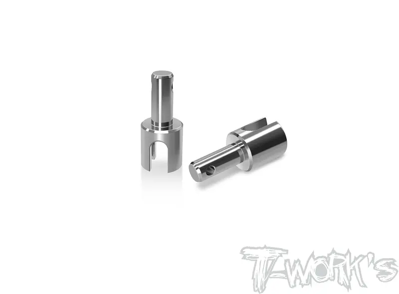 Tp-180-X4'23	     64 Titanium Gear Diff. Bb Driveshaft Adapters  ( For Xray X4'23/X4f'26 ) 1