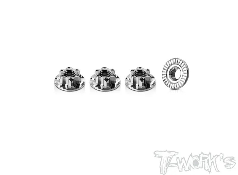 Tp-181      64 Titanium Light Weight Serrated M5 Wheel Nuts ( 4Pcs. ) 1