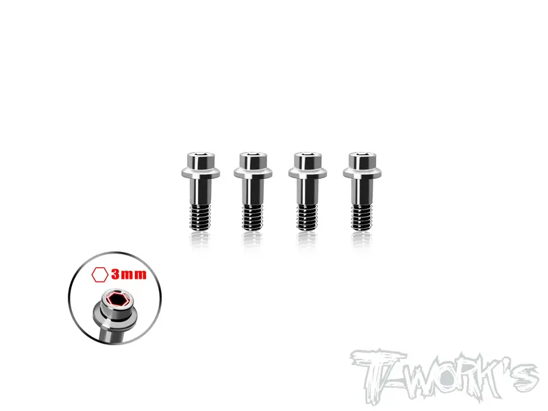 Tp-183	  64 Titanium King Pin Screw 4Pcs. ( For Agama N1/A319/A319e) 1